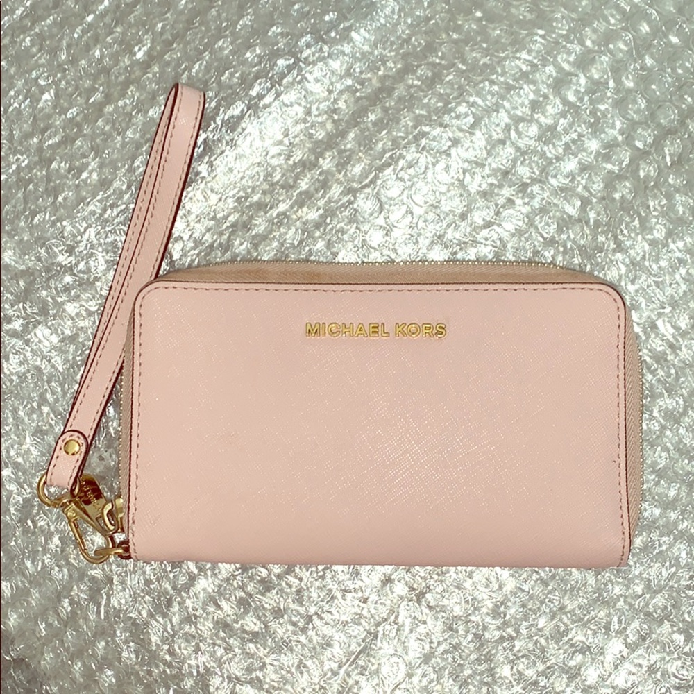 Michael Kors Pink Clutch
